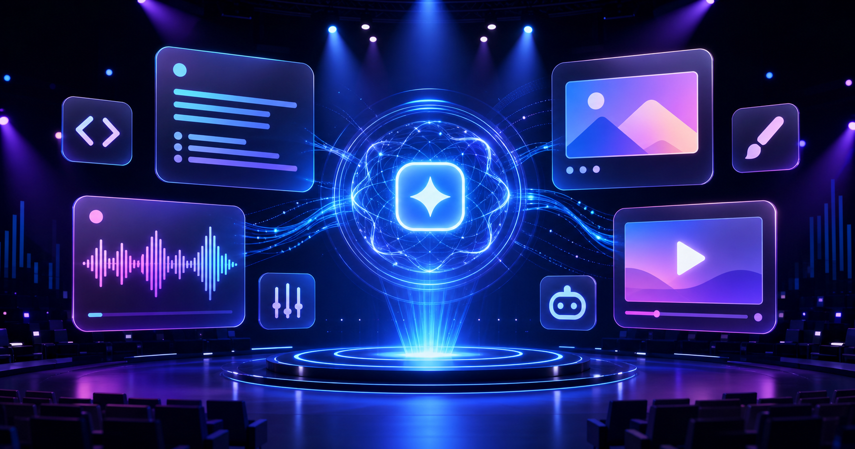 Google I/O 2026?Gemini 3.5 Flash ? Gemini Omni ????????????Spark ???? 配图